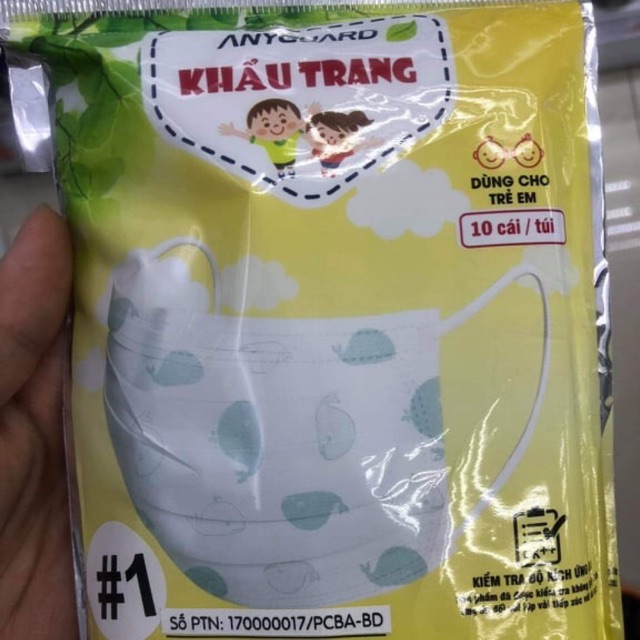Khẩu trang em bé 10 cái