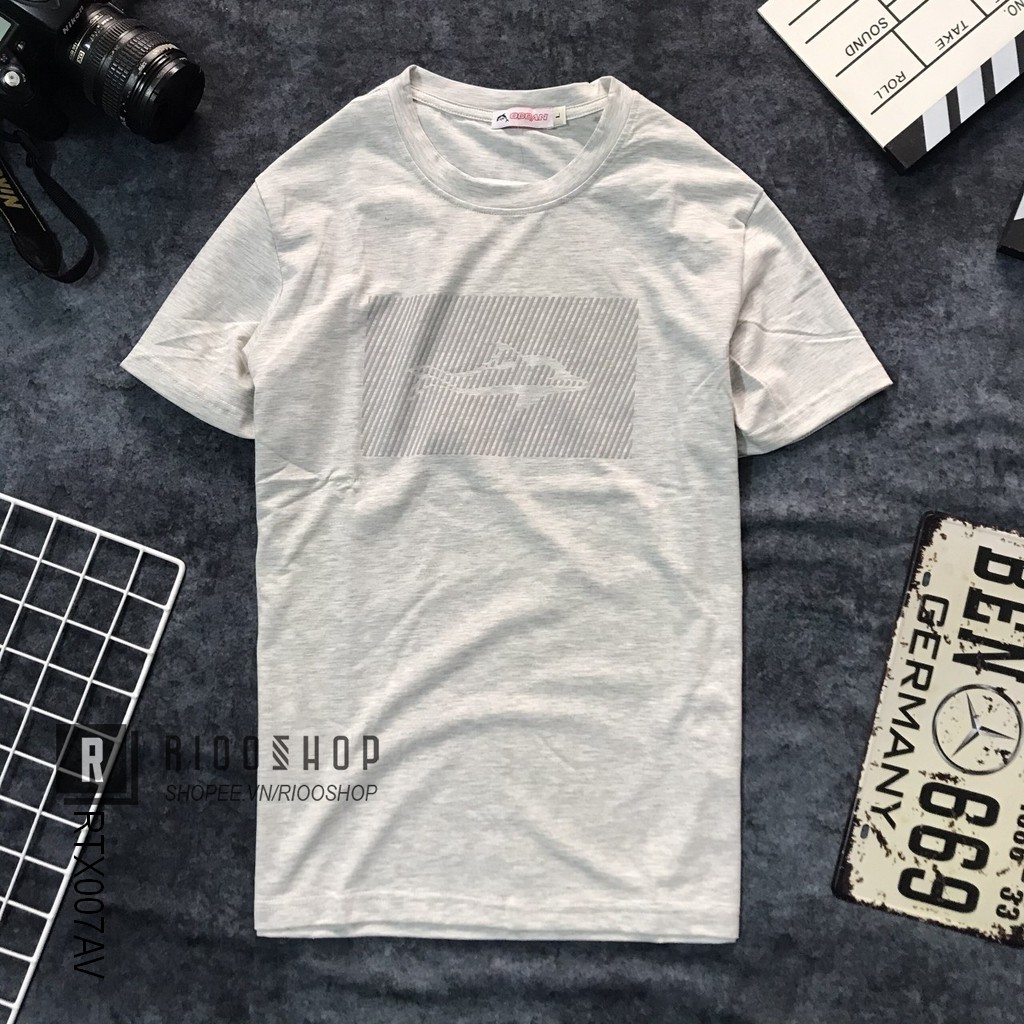 Áo thun nam ngắn tay cổ tròn cotton OCE in nổi RTX007 - áo phông nam form rộng Riooshop | BigBuy360 - bigbuy360.vn