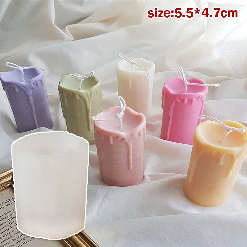 Khuôn Làm Nến Thơm Handmade Bằng Silicone Chất Lượng Cao
