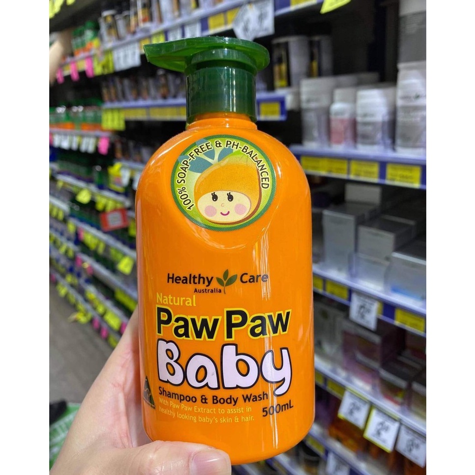 Sữa Tắm Đu Đủ Paw Paw Baby Healthy Care 500 ml Cho Bé - Chuẩn Úc