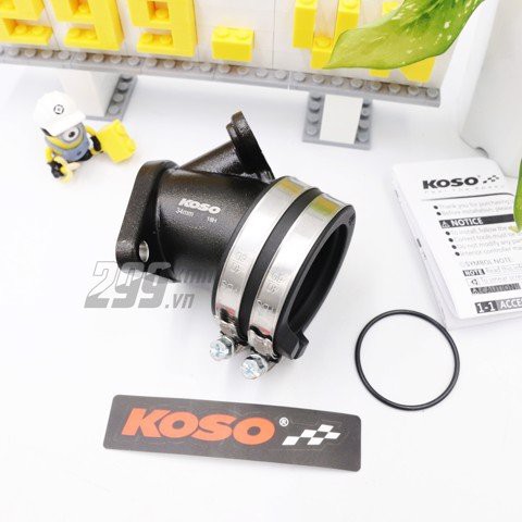 [HÀNG CHÍNH HÃNG] Combo co gió và họng xăng Koso 34mm dành cho xe Exciter 150