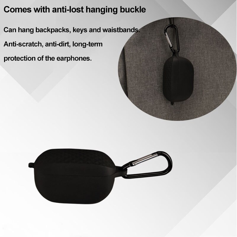 Vỏ Bảo Vệ Hộp Sạc Tai Nghe Không Dây JBL WAVE 100 TWS JBL100TWS Bằng Silicon Chống Sốc Màu Trơn