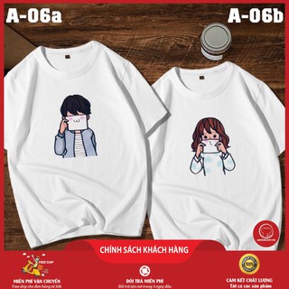 Áo Đôi Nam NỮ Mẫu Mới 2021 Siêu Đẹp  (Giá 1 Áo)