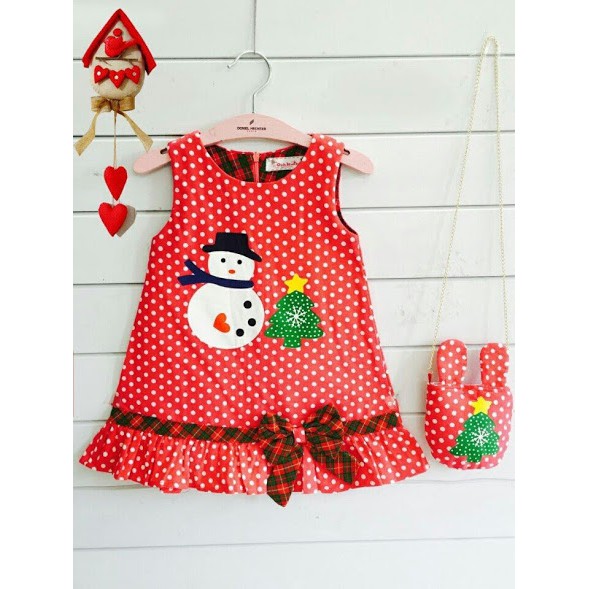Đầm Noel bé gái