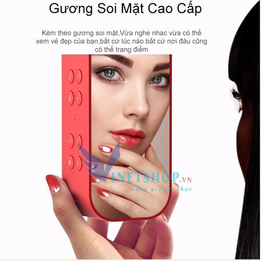 Loa Bluetooth - Đồng Hồ Báo Thức Thông Minh - Led in - chính hãng AEC mode BT 501