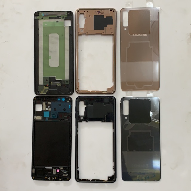 Bộ vỏ samsung A750  A7-2018 zin