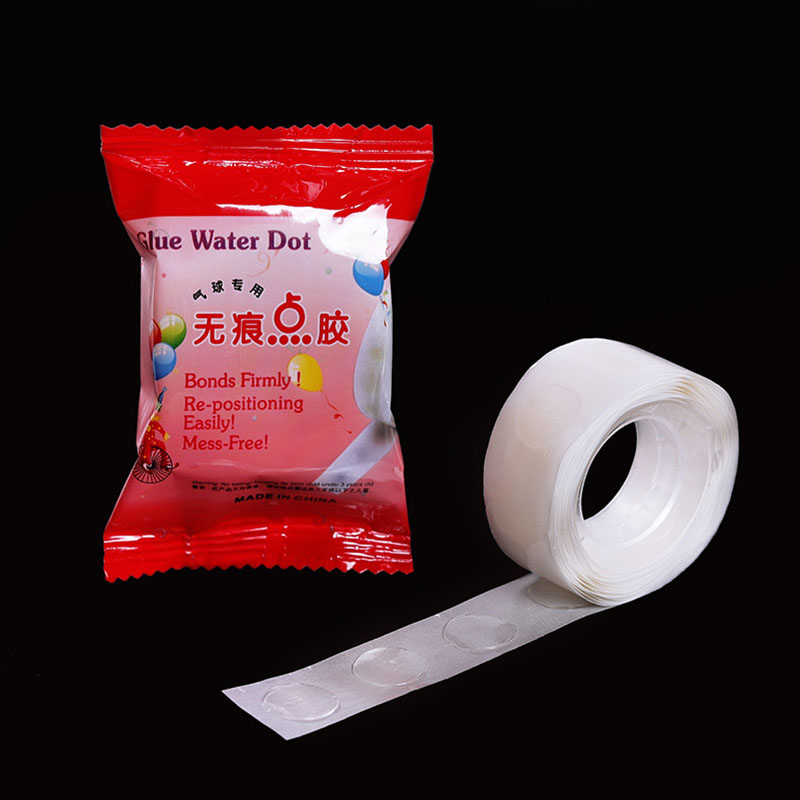 Set 100 Miếng Dán Hai Mặt Hình Tròn Trang Trí Bong Bóng Cho Tiệc Cưới/Sinh Nhật