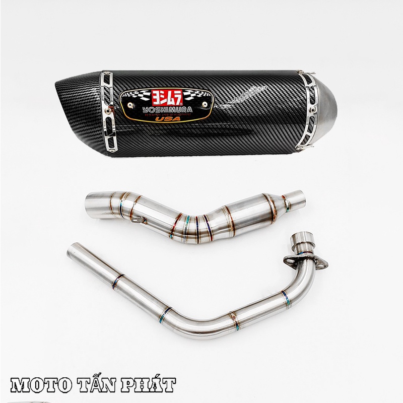 Pô Yoshimura R77, pô độ r15v3 , mt15 Full sơn Carbon nhập khẩu