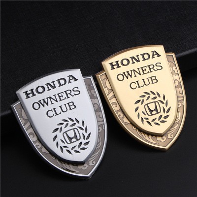 Logo kim loại cho xe Honda Owners phong cách và cá tính