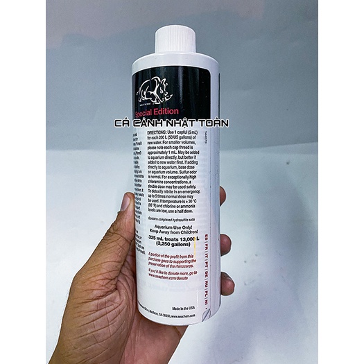 PRIME SPECIAL EDITION KHỬ NƯỚC MỚI CHO HỒ CÁ SEACHEM 325ML