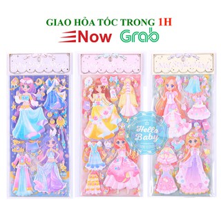 Hình dán Sticker 2 lớp dập nổi 3D xốp