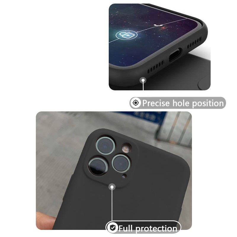 Ốp điện thoại mềm họa tiết logo Nike bảo vệ camera cho IPhone 11 Pro 7 8 Plus SE2020 X XS XR MAX