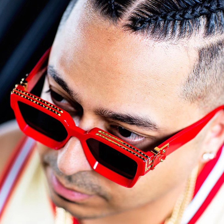 Men Nam Nữ Vuông Xu Hướng Kính Mát UV400 Chống Nắng & UV400