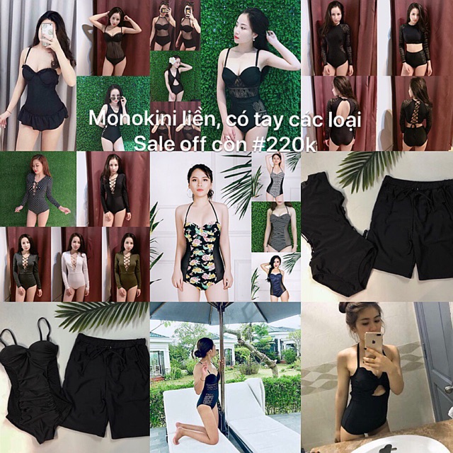Monokini, liền, có tay các loại hàng thiết kế cao cấp