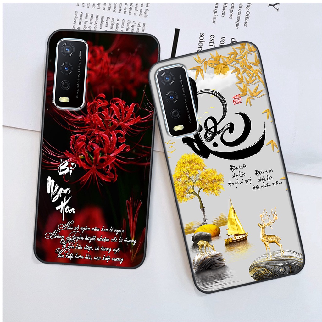 Ốp lưng Vivo Y12S 2021 / Y20 in hình chữ tài chữ lộc, Cha Mẹ, bình an SIÊU ĐẸP