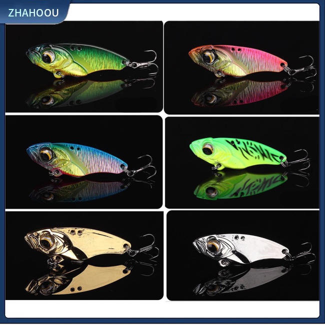 ☃Nhà☃ Mồi Câu Cá Giả Cao Cấp Bằng Hợp Kim Kẽm Đính 2 Lưỡi Câu 7g/14g