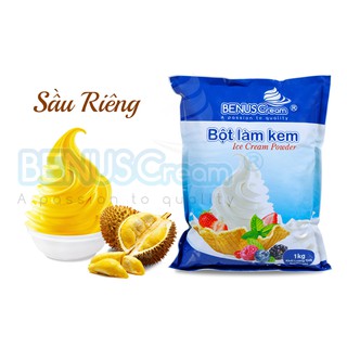 Bột làm kem Benus Cream, nhiều vị (túi 1kg)