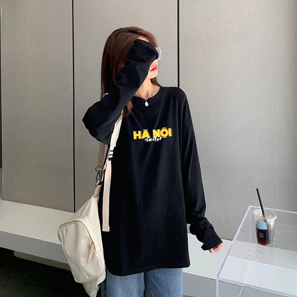 Áo Hoodie chất NỈ in họa tiết  Hà Nội, ÁO phom Rộng 100% Cotton Nam Nữ Unisex -In Hình Local Brand 2