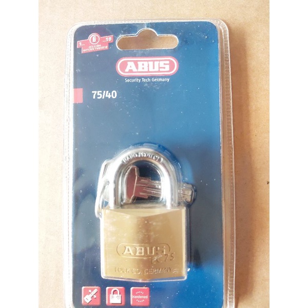 [Chính hãng]Khoá treo đồng Abus 75/40 chính hãng ĐỨC