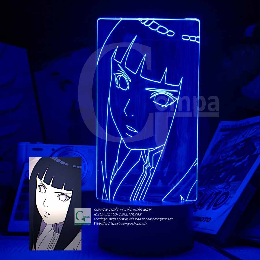 Đèn Ngủ Naruto Hyuga Hinata Type 01 ANAR0901 16 MÀU TÙY CHỈNH