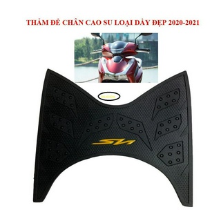 THẢM LÓT CHÂN CAO SU DÙNG CHO XE SH 2020-2022 KIỂU INDO MÀU ĐEN