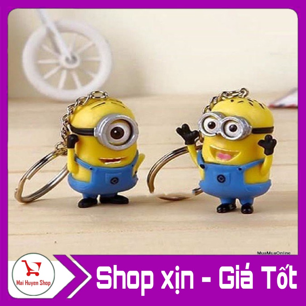 Móc khóa Minion biết nói I love You có đèn led