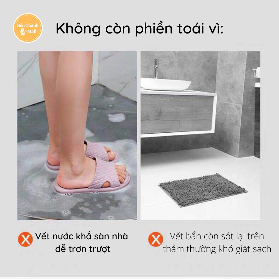 ✈️ [Freeship] Thảm Đá Lau Chân, Thảm Nhà Tắm Cao Cấp Siêu Thấm Hút