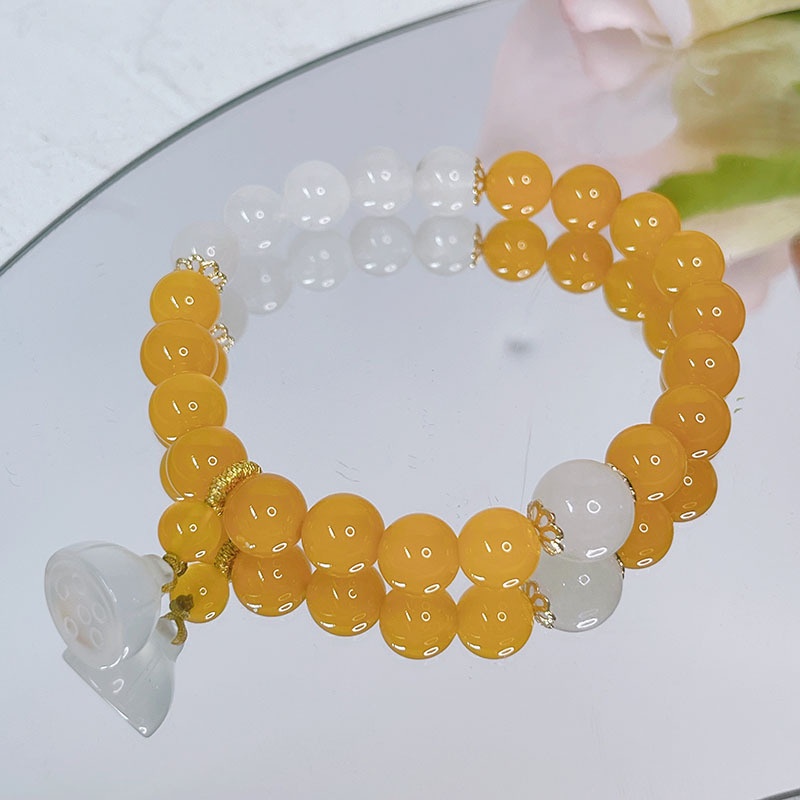 [Hàng Mới] Vòng Tay Mã Não Và Mặt Dây Chuyền Phong Cách Trung Hoa Cổ Điển