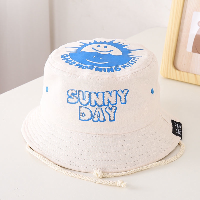 Nón tai bèo in chữ thời trang cho bé
