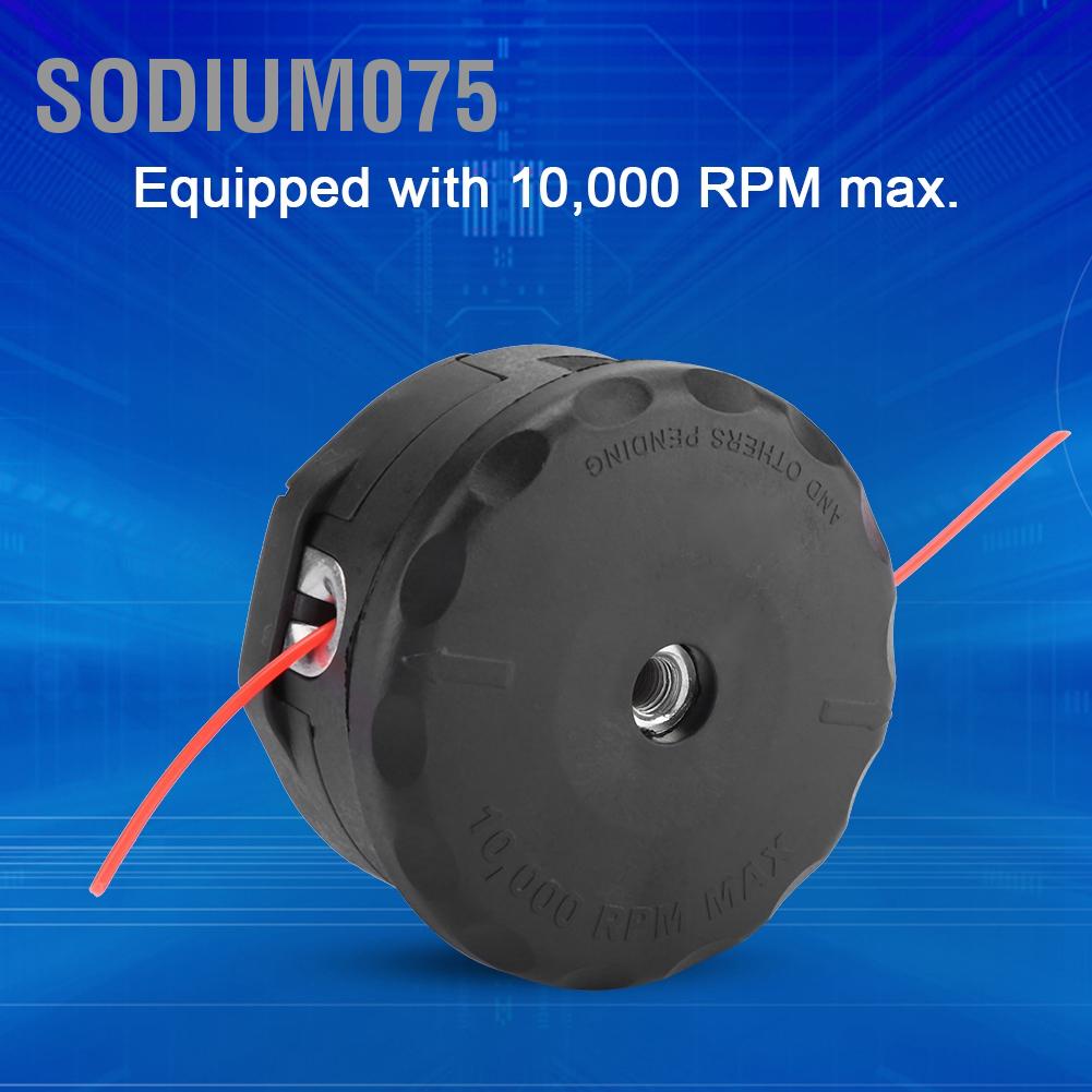 Sodium075 Đầu tông đơ dây 2 cái cho Máy cắt cỏ Nguồn cấp dữ liệu tốc độ vang 400 SRM-225 SRM-230 SRM-210