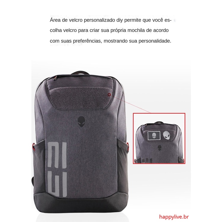 ALIENWARE Ba Lô Đựng Laptop Trọng Lượng Nhẹ Chống Thấm Nước Phong Cách Mới 2022 15.6 17 Inch Dell