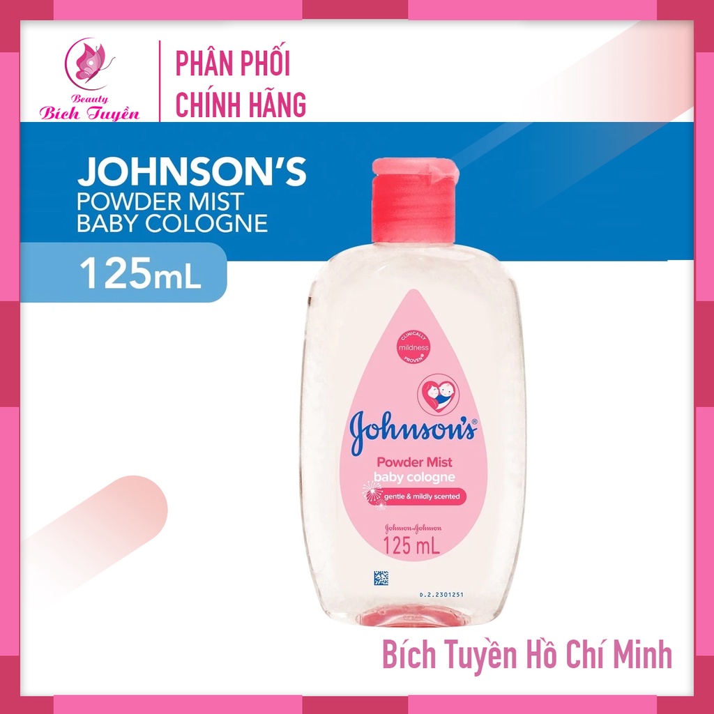 Nước Hoa Johnson's Baby Powder Mist Hương Phấn Hoa - Nước Hoa Em Bé - Nước Hoa Trẻ Em 50ml - 125ml - Johnsons - Johnson