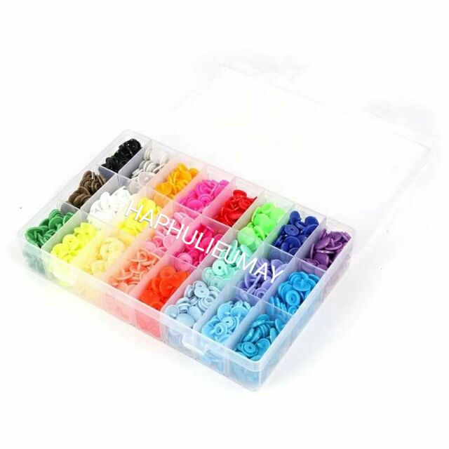 Kìm bấm cúc nhựa và 240 cúc nhựa T5