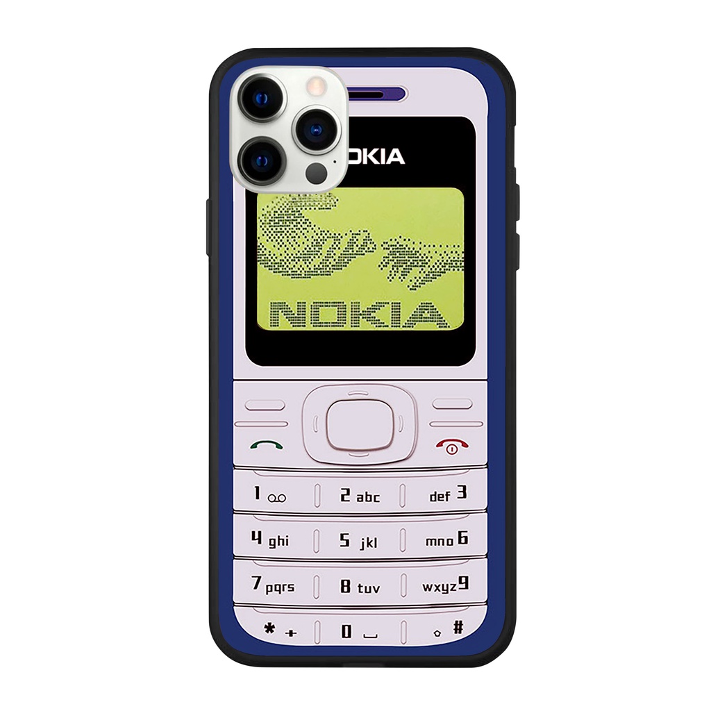 Ốp Iphone Hình Điện Thoại Nokia Cục Gạch Cho Iphone 13 Pro Max 11 12 Pro  Max Mini X R S Max 6 S 7 8 Plus | Shopee Việt Nam