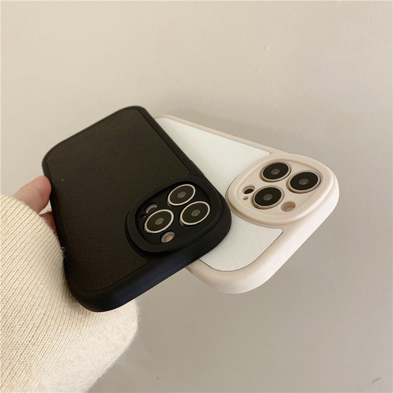 Ốp Điện Thoại Da Cừu Phối Silicon Mềm Bảo Vệ Lens Xiaomi Mi 12T 11 Lite 5G NE 11T 10T Pro 12 Poco F4 GT X3 NFC F3 M3 M4 Pro F2 Pro