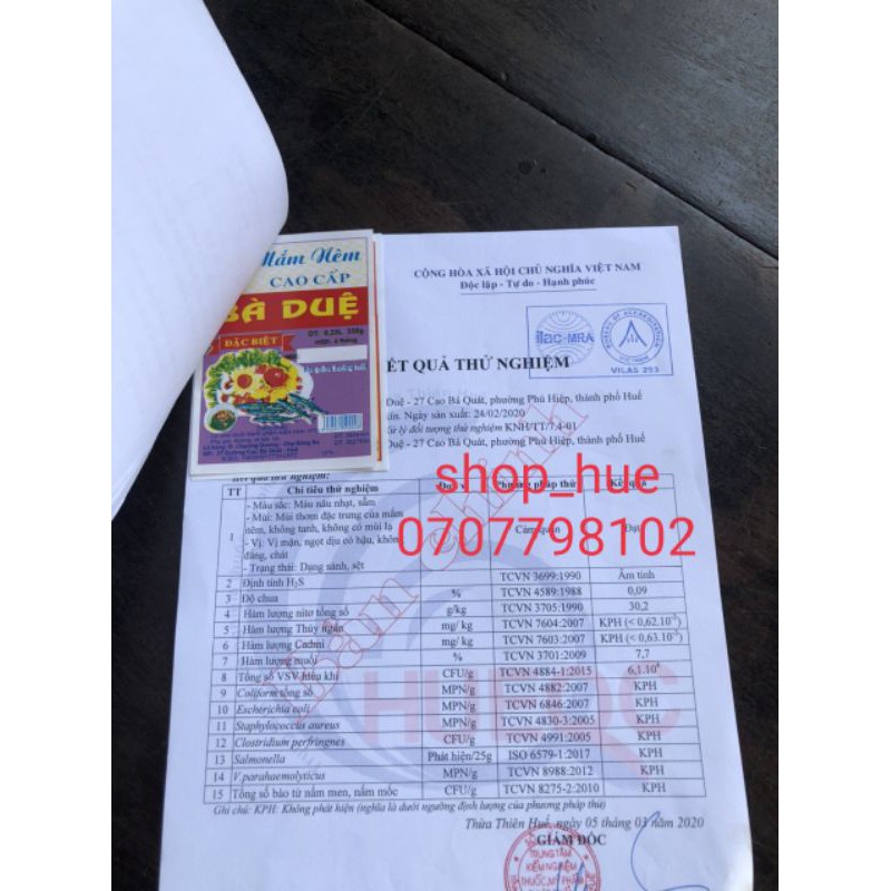 Mắm nêm Bà Duệ đặc sản Huế 500ml