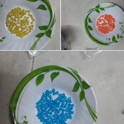 10-25-50gam hạt nhựa góc cạnh ánh cừ size 6x7mm