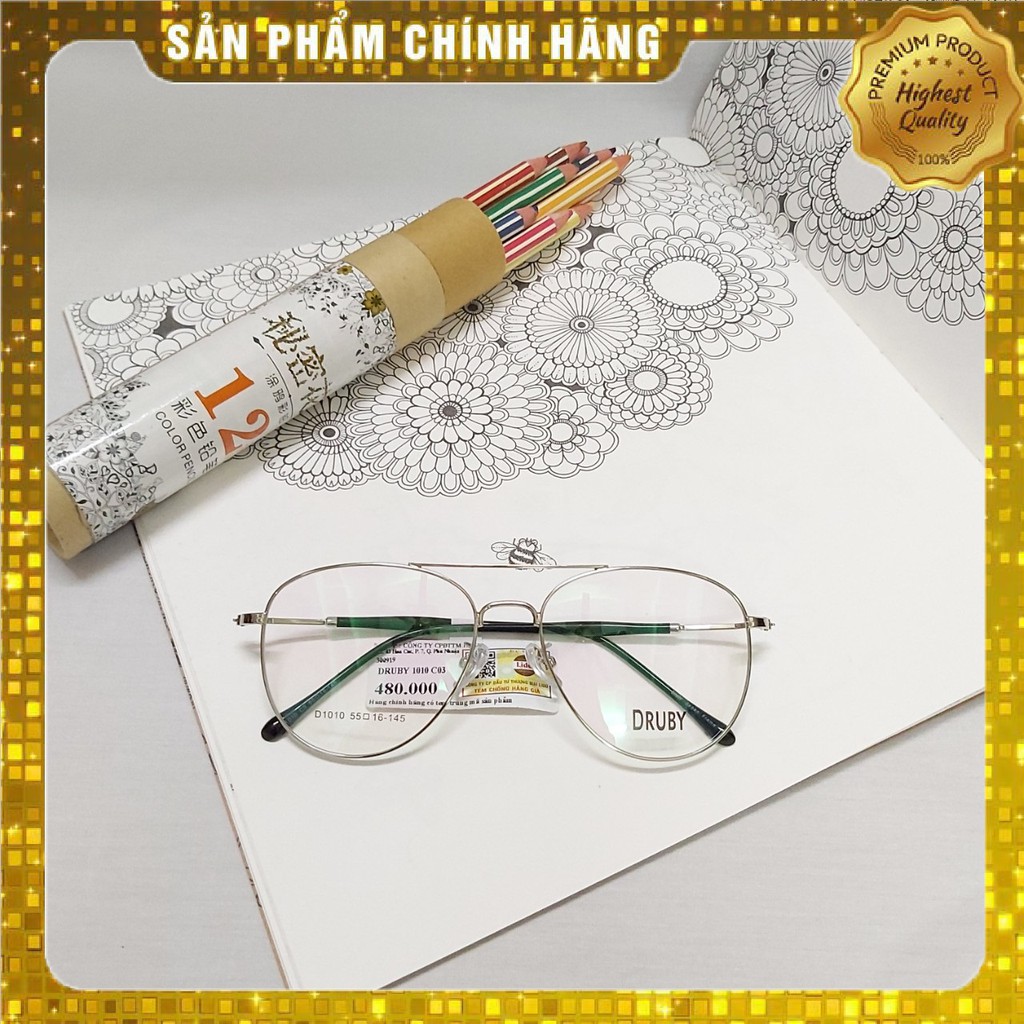Gọng Kính Nhật Titanium DRUBY Made In Japan