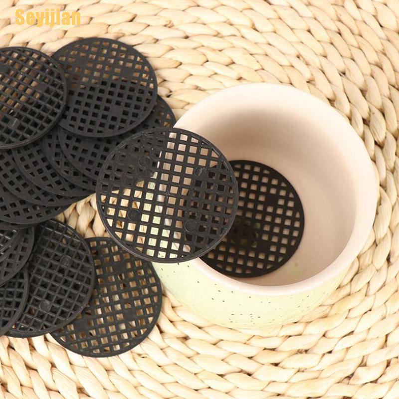 Set 10 Tấm Lưới Lót Đáy Chậu Hoa Chống Rò Rỉ Thoáng Khí