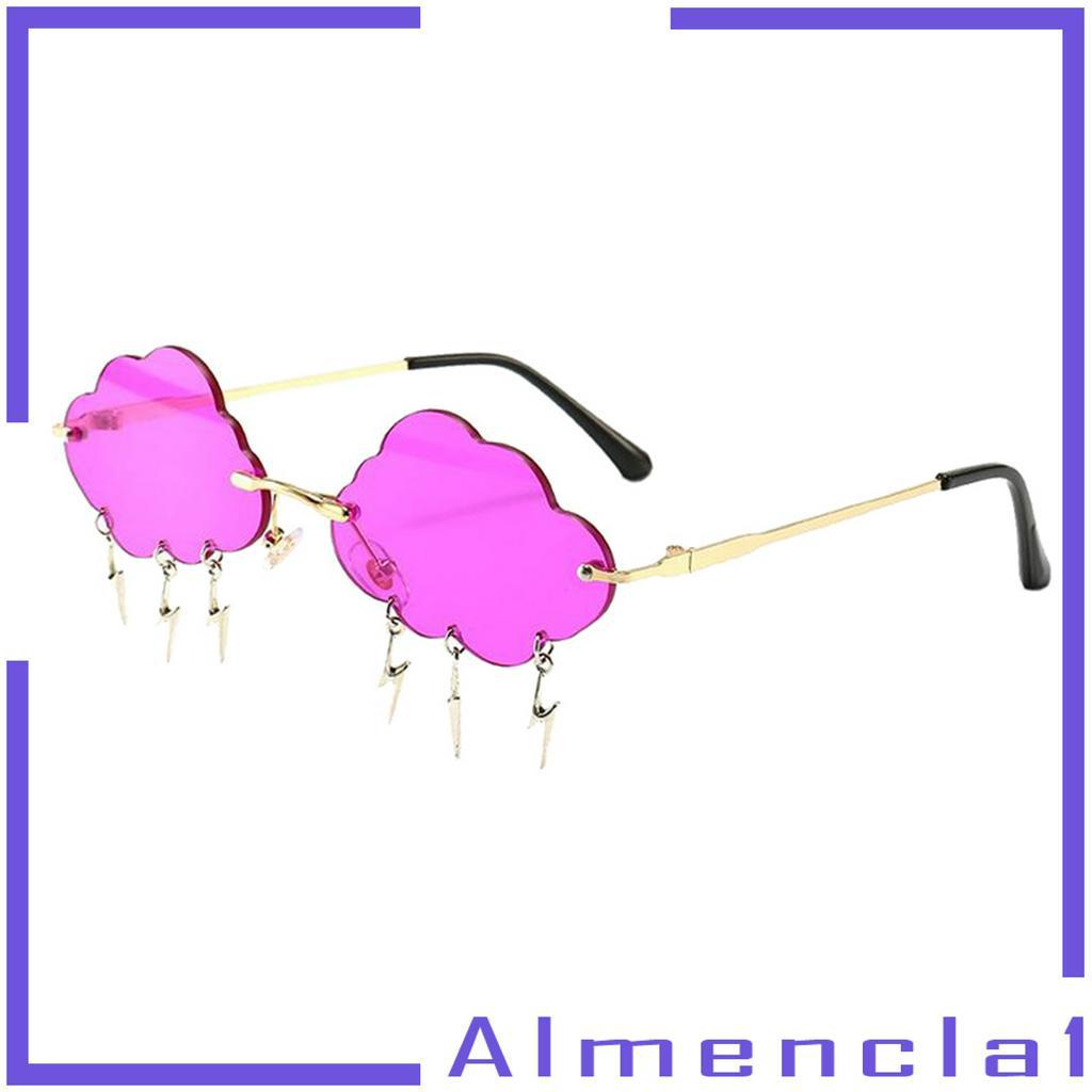 Kính Mát Hình Đám Mây Có Dây Tua Rua