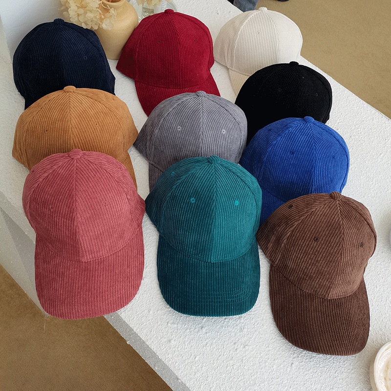 Japanese Retro Color Velvet Caps
