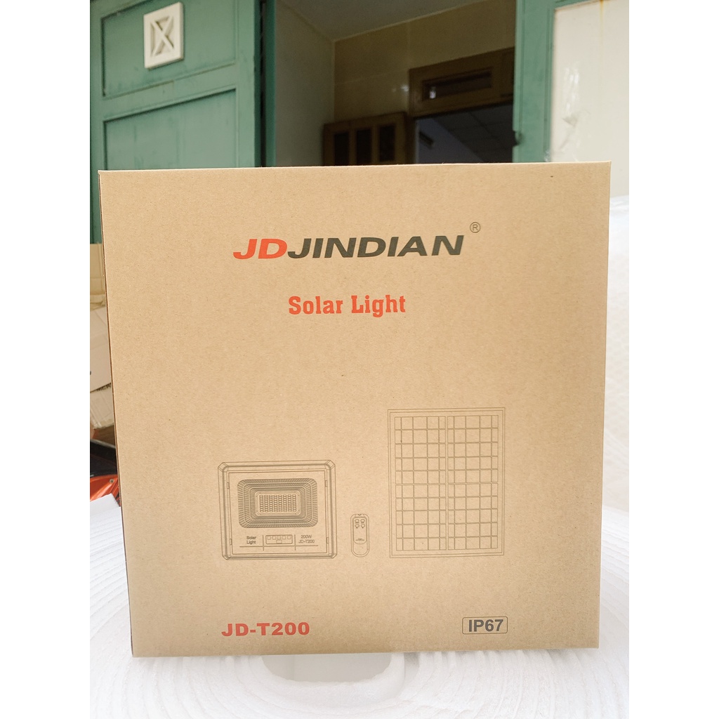 Đèn Pha Năng Lượng Mặt Trời Jindian JD T200