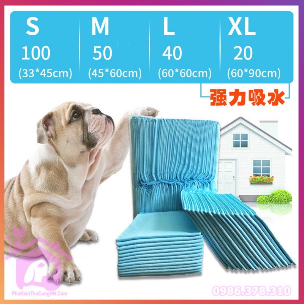 Tấm lót khay vệ sinh cho chó, tã lót chuồng cho chó _Petlover