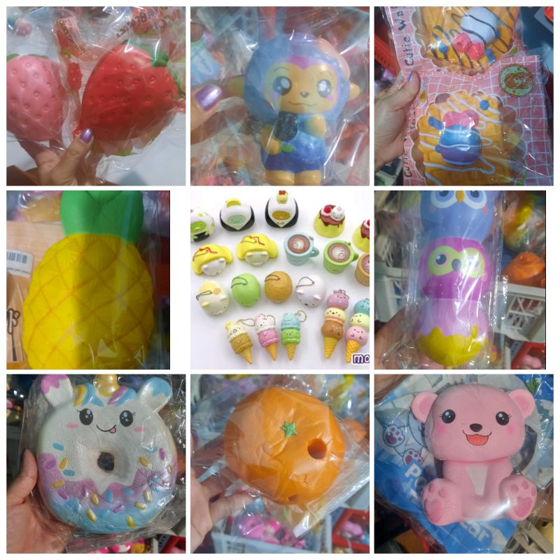 Đồ chơi squishy thư giãn mẫu dễ thương( có lỗi)