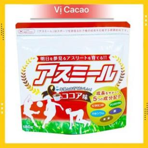 Sữa tăng trưởng chiều cao, bổ sung canxi Asumiru túi 180 gam Nhật Bản