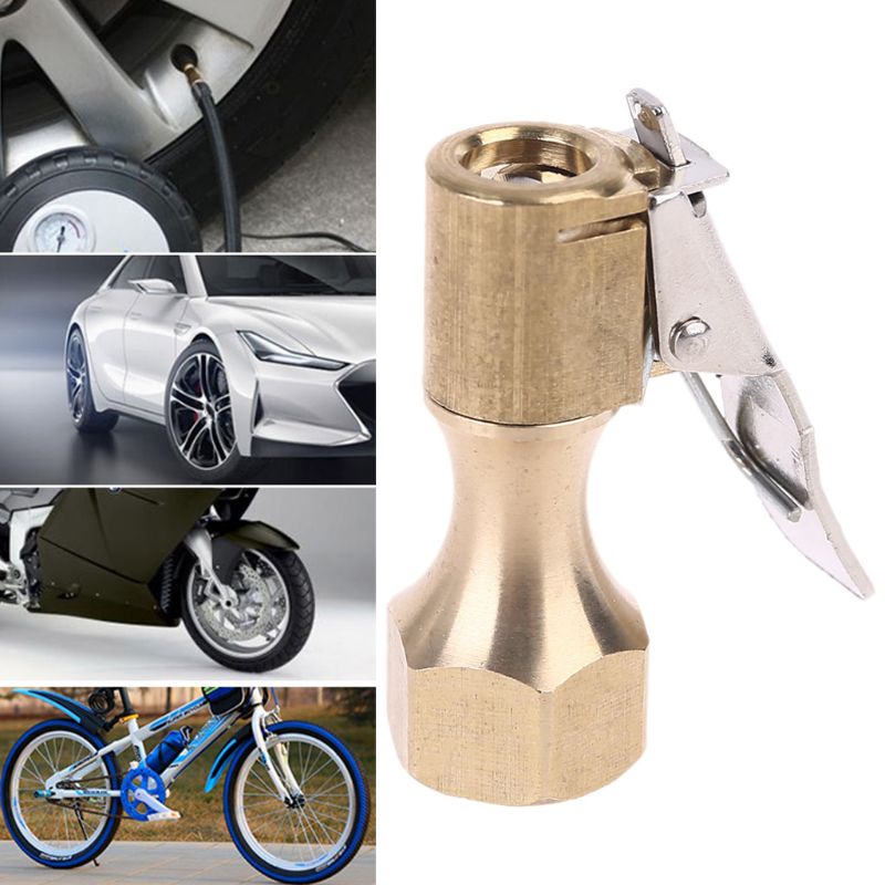 Đầu Kẹp Ống Bơm Lốp Xe Hơi Tự Động 1 / 4 &quot;Bằng Đồng Thau
