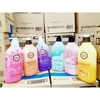 mẫu mới Sữa tắm cao cấp Happy Bath Hàn Quốc chai 900ml