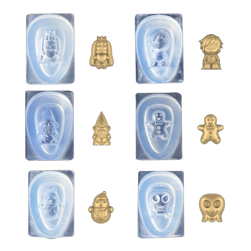 Sa Khuôn Silicone Tạo Hình Trang Trí Móng Tay 3D Chuyên Dụng