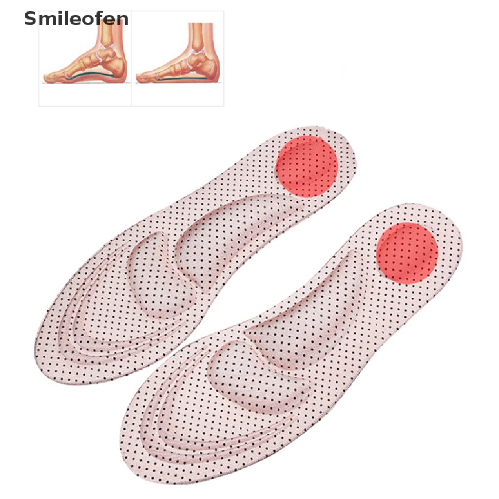 Set 2 Miếng Lót Giày Giảm Đau 4D Bằng Cao Su Non Mềm Mại