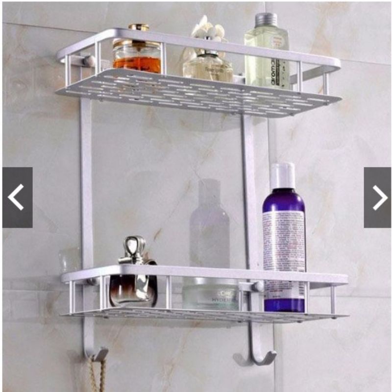 Kệ inox 2 tầng nhà tắm